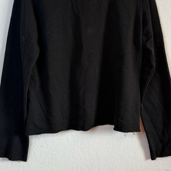 Cheap Monday Coach Block Logo Black and White Crewneck Long Sleeve Boxy Sweater - Picture 8 of 12